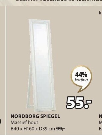 Jysk Nordborg spiegel aanbieding