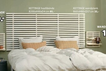 Jysk Kettinge wandplank aanbieding