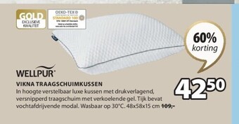 Jysk Vikna traagschuimkussen aanbieding