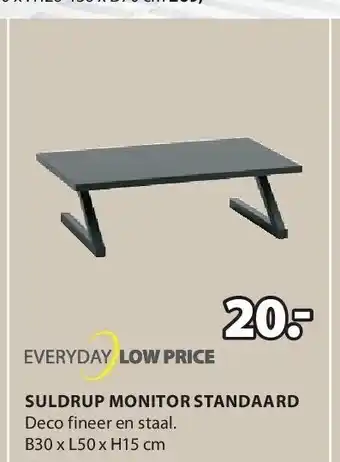 Suldrup monitor standaard