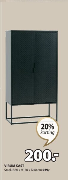 Jysk Virum kast aanbieding