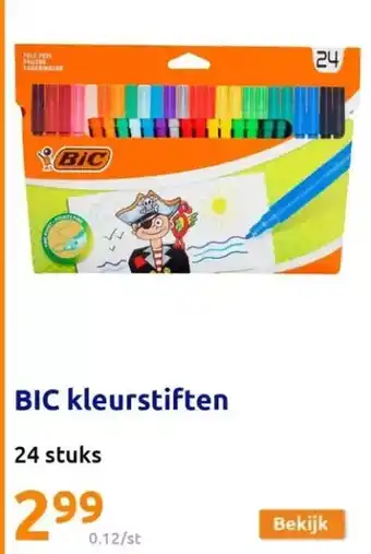 Action Bic kleursiften aanbieding