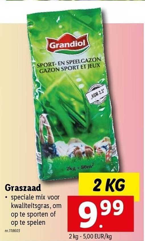Graszaad promotie bij Lidl