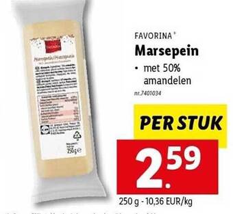 Favorina marsepein