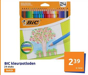 Action Bic kleurpotloden aanbieding