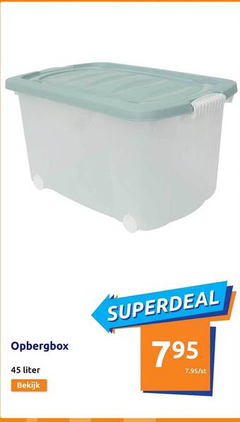 Action Opbergbox aanbieding