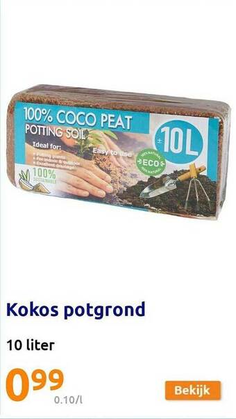 Action Kokos potgrond aanbieding