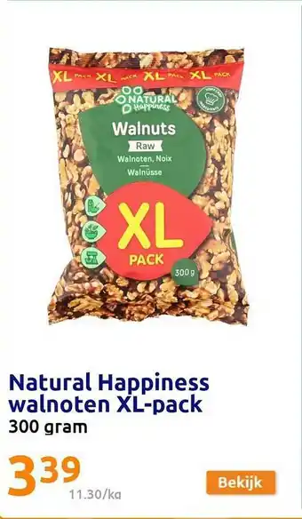 Action Natural happiness walnoten xlpack aanbieding