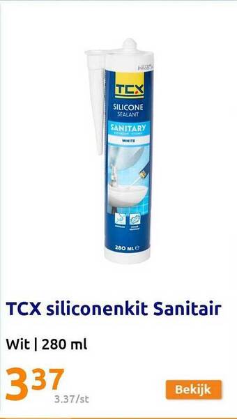 Action Tcx siliconenkit sanitair aanbieding
