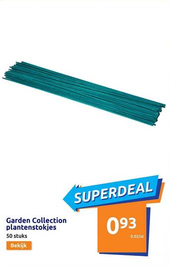 Action Garden collection plantenstokjes aanbieding