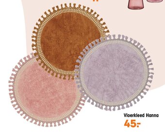 Kwantum Vloerkleed hanna aanbieding