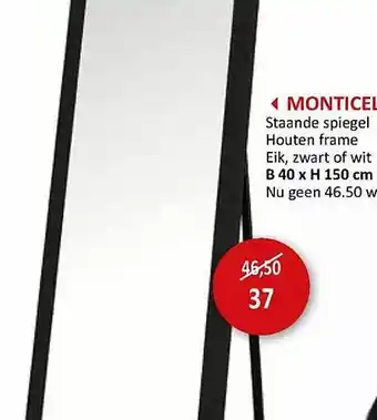 Weba Staande spiegel aanbieding