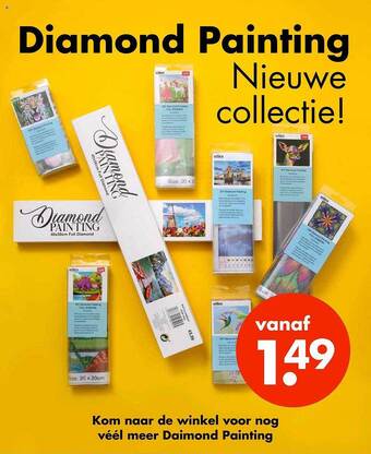 Wibra Diamond painting aanbieding