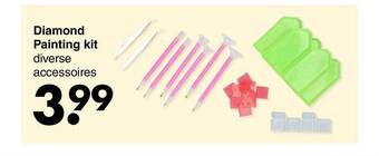 Wibra Diamond painting kit aanbieding