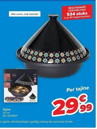 Carrefour Tajine aanbieding