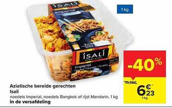 Carrefour Aziatische bereide gerechten isali aanbieding
