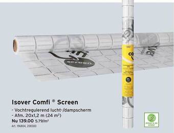 GAMMA Isover comfi screen aanbieding