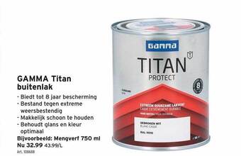 GAMMA Gamma titan buitenlak aanbieding