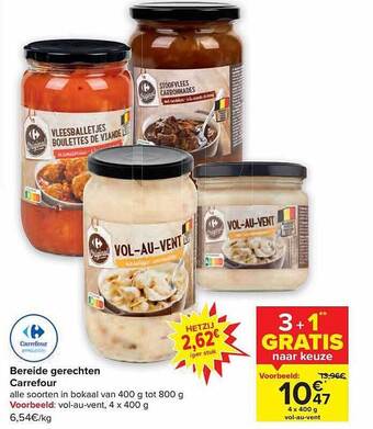 Carrefour Bereide gerechten aanbieding
