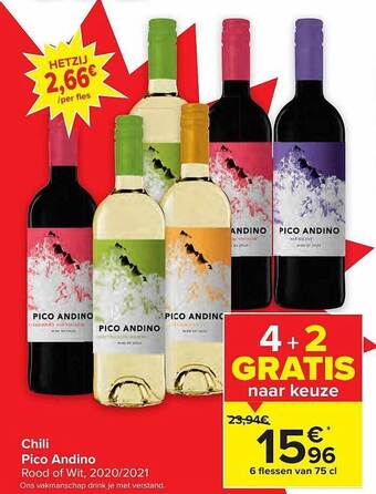 Carrefour Chili pico andino aanbieding