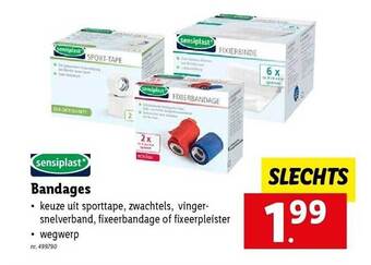 Lidl Sensiplast bandages aanbieding