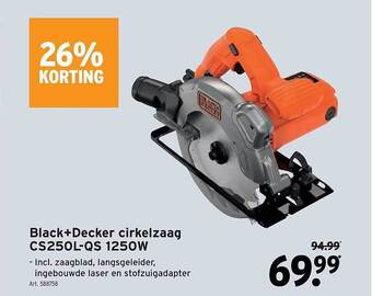 GAMMA Black+decker cirkelzaag aanbieding