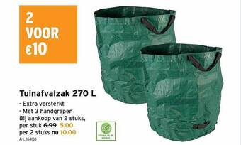 GAMMA Tuinafvalzak 270 l aanbieding