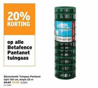 GAMMA Op alle betafence pantanet tuingaas aanbieding