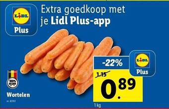 Lidl Wortelen aanbieding