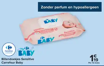 Carrefour Baby Billendoekjes Sensitive