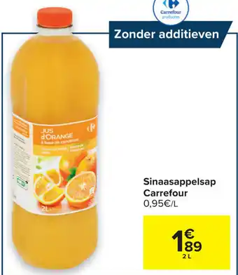 Carrefour Carrefour Sinaasappelsap aanbieding