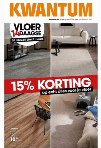 Kwantum Laminaat aanbieding