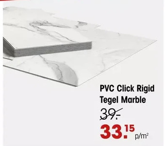 Pvc click rigid tegel marble