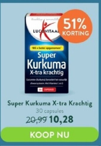 Super kurkuma x-tra krachtig 30 capsules