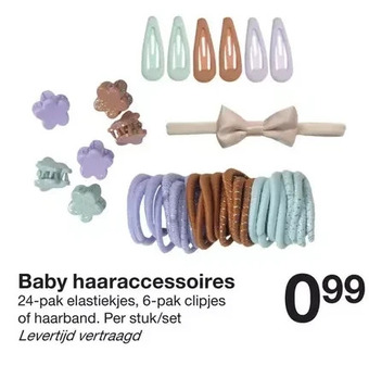 Zeeman Baby haaraccessoires aanbieding