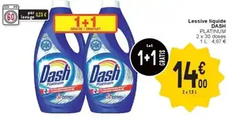Lessive liquide dash
