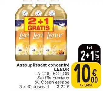 Cora Assouplissant concentré lenor aanbieding