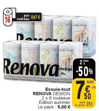 Cora Essuie-tout renova aanbieding