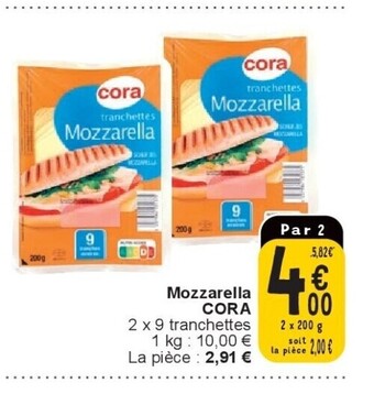 Cora Mozzarella cora aanbieding