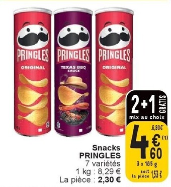Cora Snacks pringles aanbieding