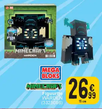 Cora Minecraft figuurtje warden (3325096) 15 cm aanbieding