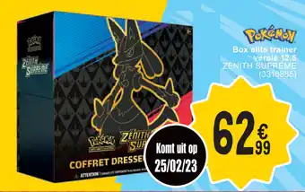Cora Pokemon box elite trainer versie 12,5 zenith supreme (3316865) aanbieding
