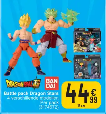 Cora DragonBall battle pack dragon stars 4 verschillende modellen per pack (3174672) 17 cm aanbieding