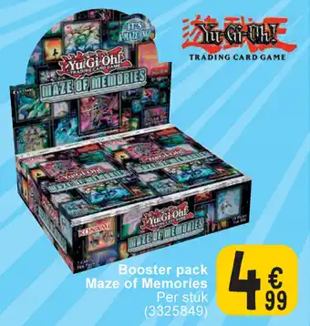 Cora Yu-Gi-Oh booster pack maze of memories per stuk (3325849) aanbieding