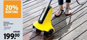 GAMMA Kärcher terrasreiniger pcl 4 aanbieding