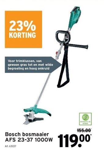 GAMMA Bosch bosmaaier * afs 23-37 1000w aanbieding