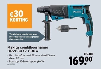 GAMMA Makita combiboorhamer hr2630x7 800w aanbieding