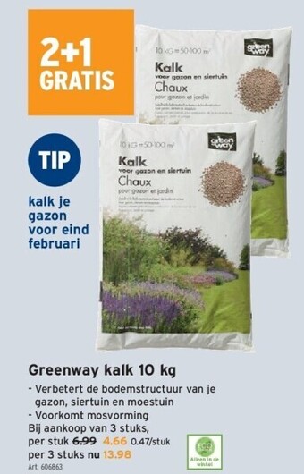 Greenway kalk 10 kg