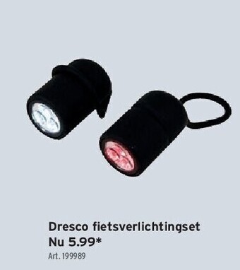 GAMMA Dresco fietsverlichtingset aanbieding