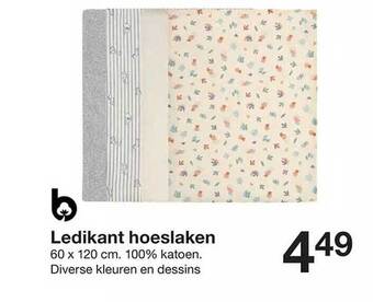 Zeeman Ledikant hoeslaken aanbieding